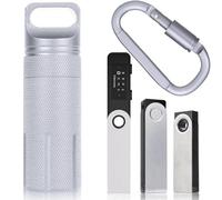 Aenllosi Étui de Rangement de Protection pour Ledger Nano X, Argenté | Ajustement Précis pour Ledger Nano X, Coque Rigide Protectrice, Protection Antichoc et Anti-Poussière, Étui Seul