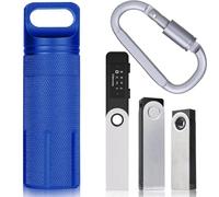 Aenllosi Étui de Rangement de Protection pour Ledger Nano X, Bleu | Ajustement Précis pour Ledger Nano X, Coque Rigide Protectrice, Protection Antichoc et Anti-Poussière, Étui Seul