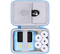 Aenllosi Étui de Rangement Rigide pour GREENKINDER/NUOTUN/GGISUI/OPERHOO Appareil Photo Enfant Instantanée, Camera Enfant Photo Paper et Color Pen Finisher, Bleu (Étui Uniquement)