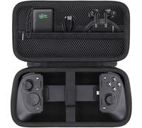 Aenllosi Étui de Rangement Rigide pour Manette de Jeu Razer Kishi V3, Noir | Ajustement Précis pour Manette de jeu Razer Kishi V3, Coque Rigide en EVA, Protection Antichoc, Poche Filet pour Accessoires