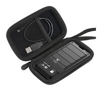 Aenllosi Étui de Rangement Rigide pour WD_Black P50 1To/2To/500Go, Noir