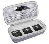 Aenllosi Étui pour RØDE Rode Wireless ME/GO gen 3/GO gen 2, Gris | Ajustement Précis pour RØDE Rode Wireless ME/GO gen 3, Compatible aussi avec GO gen 2 de Transport de Protection