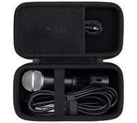 Aenllosi Étui pour Shure Microphone SM58/PGA-48/SM48S/58A/SV100 | Ajustement Précis pour Shure Microphone SM58/PGA-48/SM48S/58A, Compatible aussi avec SV100, Coque Rigide en EVA