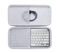 Aenllosi Étui Rigide pour Logitech MX Keys Mini Clavier WRLS éclairé, Blanc | Ajustement Précis pour Logitech MX Keys Mini Clavier WRLS éclairé, Coque Rigide en EVA, Protection Antichoc et Anti-Poussière