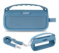 Aenllosi pour Bose SoundLink Flex Portable Bluetooth Speaker 2e Génération / 1st Étui de Transport Protecteur en Silicone, Étui Seulement, Haut-Parleur Non Inclus, Bleu