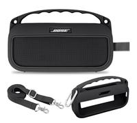 Aenllosi pour Bose SoundLink Flex Portable Bluetooth Speaker 2e Génération / 1st Étui de Transport Protecteur en Silicone, Étui Seulement, Haut-Parleur Non Inclus, Noir