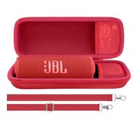 Aenllosi Pour Enceinte Bluetooth Portable JBL Flip 7/6/5, Étui Rigide de Protection (Rouge)