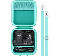 Aenllosi pour étui de Protection Rigide de Voyage pour Appareil Photo numérique Kodak PIXPRO Zoom AZ405/AZ425/AZ255/AZ401/AZ528,étui Uniquement,Vert émeraude