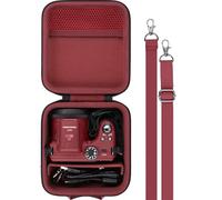 Aenllosi pour étui de Protection Rigide de Voyage pour Appareil Photo numérique Kodak PIXPRO Zoom AZ405/AZ425/AZ255/AZ401/AZ528,étui Uniquement(Rouge)
