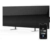 AENO Chauffage Infrarouge Intelligent Econome en Energie et Ecologique avec WiFi 700W Horizontal/Vertical pour Montage Mural ou Pose Libre Reddot Winner 2023, Noir
