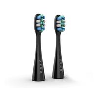 AENO Lot de 2 têtes de brosse à dents de rechange ADBTH2-1 noires en poils Dupont (pour ADB0002S/ADB0001S)
