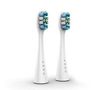 AENO Lot de 2 têtes de brosse à dents de rechange ADBTH7-8 pour ADB0007/ADB0008 Blanc Poils Dupont
