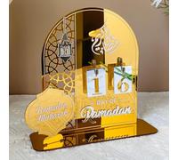 AENZA Ramadan Calendrier 2024,du Calendrier De l'avent De l'aïd,Calendrier de Compte à rebours, décoration de Maison, Ornements de Bureau