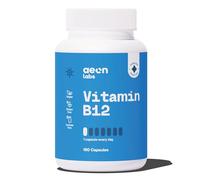 AEON LABS Vitamine B12 1000 µg - 180 Capsules - Contribue à Améliorer l'Énergie, l'Immunité et la Fatigue - Dose Journalière (6 mois) - Vegan - Sans Sucre, Lactose ni Gluten - Testé en Laboratoire