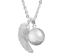 AEONSLOVE Bola Grossesse, Collier Bola de Grossesse avec Chaine Collier Femme Enceinte Future Maman Fille Amie Bijoux Annonce Grossesse Mamie