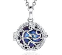 AEONSLOVE Bola Grossesse Collier Bola de Grossesse avec Chaine Pendentif Appeleur d'Ange pour Future Maman Fille Amie Bijoux Grossesse Femme