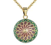 AEONSLOVE Collier Femme, Collier Bola Grossesse pour Maman Pendentif Sons Musique Chime Bal avec Coffret Cadeau pour Amoureux des Chats, Joujou de Bébé