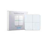 Aeotec Commutateur mural WallMote Quad – Z-Wave Plus 4 boutons, télécommande 16 scènes