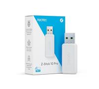 Aeotec Z-Stick 10 Pro - Adaptateur USB Zigbee 3.0 & Z-Wave 800 Series - Fonctionne avec HomeAssistant - Zigbee2MQTT - Contrôleur Z-Wave - Z-Wave Long Range - Jusqu'à 1 km de portée - Sans cloud