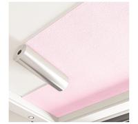 Aeovot Panneaux de Plafond, 3D Papier Peint Autocollant Mural - Isolant Thermique - Plaque pour Plafond a Coller Onvient aux Salons,Bureaux et Chambres(Rose,W75cmL20m)