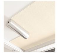 Aeovot Panneaux de Plafond, 3D Papier Peint Autocollant Mural - Isolant Thermique - Plaque pour Plafond a Coller Onvient aux Salons,Bureaux et Chambres(Beige,W50cmL80m)
