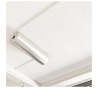 Aeovot Panneaux de Plafond, 3D Papier Peint Autocollant Mural - Isolant Thermique - Plaque pour Plafond a Coller Onvient aux Salons,Bureaux et Chambres(Blanc,W100cmL30m)