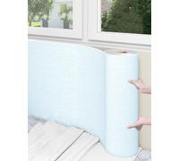 Aeovot Rouleau de Papier Peint Isolant Thermique Autocollant - Imperméable et Résistant à l'humidité Papier Peint Adhésif Mural de 5 mm Coussin Mural pour Décoration de Salon Chambre(Bleu,50cmx10m)
