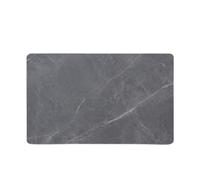 Aeovot Tapis Diatomite Absorbant, Caillebotis Douche, Tapis de Bain Absorbant Sechage Rapide, Tapis de Sortie de Douche, Tapis Antidérapant Cuisine, Facile à Nettoyer, Marbrure(Modern Gray,50x80cm)