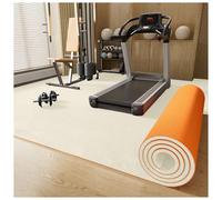 Aeovot Tapis Sport - Isolation Phonique/Coussin Réducteur de Chocs, 6mm Fitness Tapis de Sport Epais, Rug Anti Vibration/Antidérapant pour Chaise de Bureau