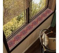 Aeovot Tapis Vintage D'appui de Fenêtre, Tapis Imperméable Antidérapant pour Rebord de Fenêtre, 10-40 cm de Large, 60-300 cm de Long, Découpe à DIY, Facile à Nettoyer(C,180x30cm(70.9x11.8in))