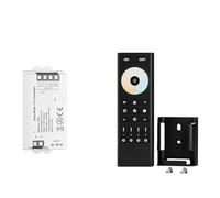 AEPQBGQJ Kit de contrôleur LED CCT RGB RGBW, variateur for Bande Lumineuse LED DC12V 24V(3xC02W 3pin CCT)