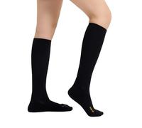 aepra Chaussettes de Compression Femme & Homme - Bas de Contention Hauts Ultra Doux - Pour Sport, Vol, Travail, Grossesse - 1 ou 3 Paires 15-20mmHg
