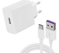 Aer-40w Supercharge Chargeur Rapide Pour Huawei Honor 90 Lite Magic6 Lite 200 Lite Magic5 Lite Pro, Adaptateur Secteur Type C Charge Rapide Avec Câble Usb C 5a 1m Pour Honor X8b 70 Lite 90 Magic7 Lit