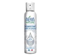 Aera Nature - Spray Désinfectant Outils et tous Supports matériels - Antibactérien, Fongicide et Virucide - Fabrication Française - 180 ml