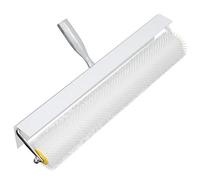AeraRoller 500 mm avec pointes en plastique de 21 mm et poignée en bois - Idéal pour l'aération de la pelouse et le lissage des sols - Outil d'entretien de pelouse parfait pour les propriétaires