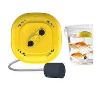 Aérateur d'appât portable, dispositif de charge magnétique, pompe à air de 4,65 x 4,65 pouces avec conception flottante, outil à oxygène à moteur silencieux, aérateur d'aquarium avec style compact, po