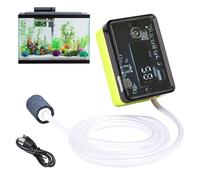 Aérateur D'aquarium - Construction ABS PE Rechargeable Transparente, Taille Portable Compacte, Fonction De Pompe À Eau D'aquarium Silencieuse, Dispositif Barboteur Pour L'oxygénation | Pour L'entretie