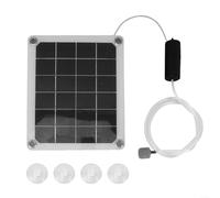 Aérateur de bassin solaire 20 W Pompe oxygénateur avec panneau en silicone monocristallin Système mousseur d'eau pour bassin à poissons extérieur