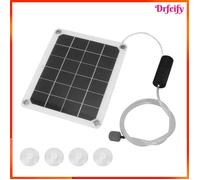 Aérateur de bassin solaire - AKOZON - 20W - Débit réglable - Silencieux - Pour aquarium, étang, hydroponie