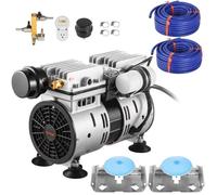 Aérateur de Bassin-VEVOR-550 W-5,2 CFM-pour Etang 3 acres-Profondeur 15 m avec Compresseur d'air, Tubes 30,5 m, Diffuseurs 25,4 cm