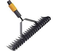 Fiskars Scarificateur manuel, Tête d'outil QuikFit, Largeur: 37 cm, Noir/Orange, QuikFit, 1000655