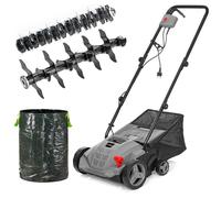 Aérateur de gazon Aérateur de gazon électrique Démousseur Lehmann AER-ON Largeur 32 cm Bac 30 L Puissance 1500 W Bac 150 litres