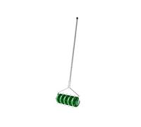 Outsunny Rouleau aérateur de pelouse avec poignée Amovible en 3 pièces, aérateur de Gazon Manuel, Outil de carottage de pelouse pour Jardin, terrasse, Cour, 45 x 21 x 140 cm, Vert foncé