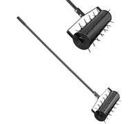 Aérateur de gazon Rouleau aérateur - Scarificateur Aérateur de gazon - 525x235x1560mm Outil d'entretien de la pelouse - Pour le jardin et la maison.