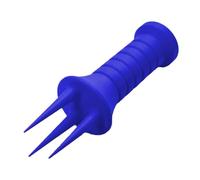 Aérateur de Jardin Portable, Outil d'ameublissement du terreau avec poignée en Silicone, cultivateur de Jardin pour Pots de Fleurs et Plantes d'intérieur Blue 3.3*3.3*10cm