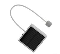 Aérateur de pêche solaire 370° silencieux machine à oxygène pour appâts vivants - USB-C rechargeable 1200 mAh pour batterie Kit de pêche en plein air (4400 mAh)