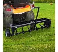 vidaXL Aérateur de pelouse pour tondeuse autoportée 102 cm