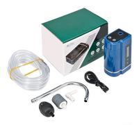 Aérateur de pompe à oxygène pour étangs à poissons et aquariums, double puissance AC/DC avec batterie 2200 mA et 4000 mA, capacité de pompage de 35 l/min avec éclairage LED pour pêche de nuit (pêche