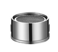 Aérateur de robinet 18 à 24 mm, filetage interne/filetage extérieur, laiton chromé, bec anti-éclaboussures, pour robinet de cuisine et salle de bain, mousseur d'économie d'eau (J)