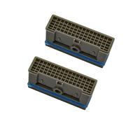 MULY Aérateur de Robinet 2 pièces, aérateur de Robinet carré Rectangle Partie Centrale Bec barboteur Filtre Accessoires for Salle de Bain Robinet Grue Fixation